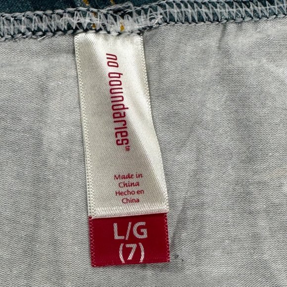 No Bo Women's Size 7 Large Panty Hipster Looks Like Jeans Blue New With Tags - Picture 3 of 10